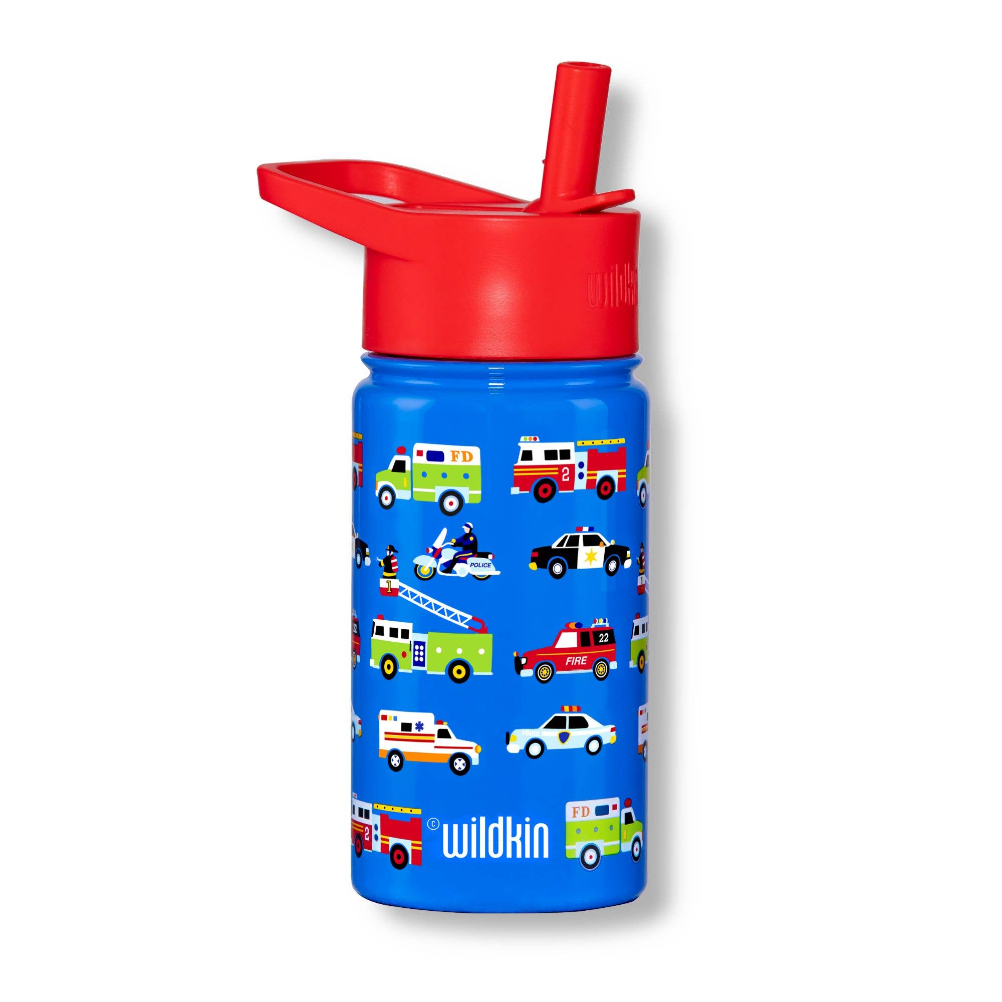 Wildkin Heroes 14 oz Stainless Steel Water Bottle