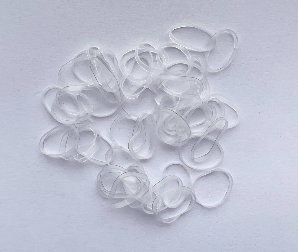 Sta-Rite Clear Hair Elastics - 100 ct