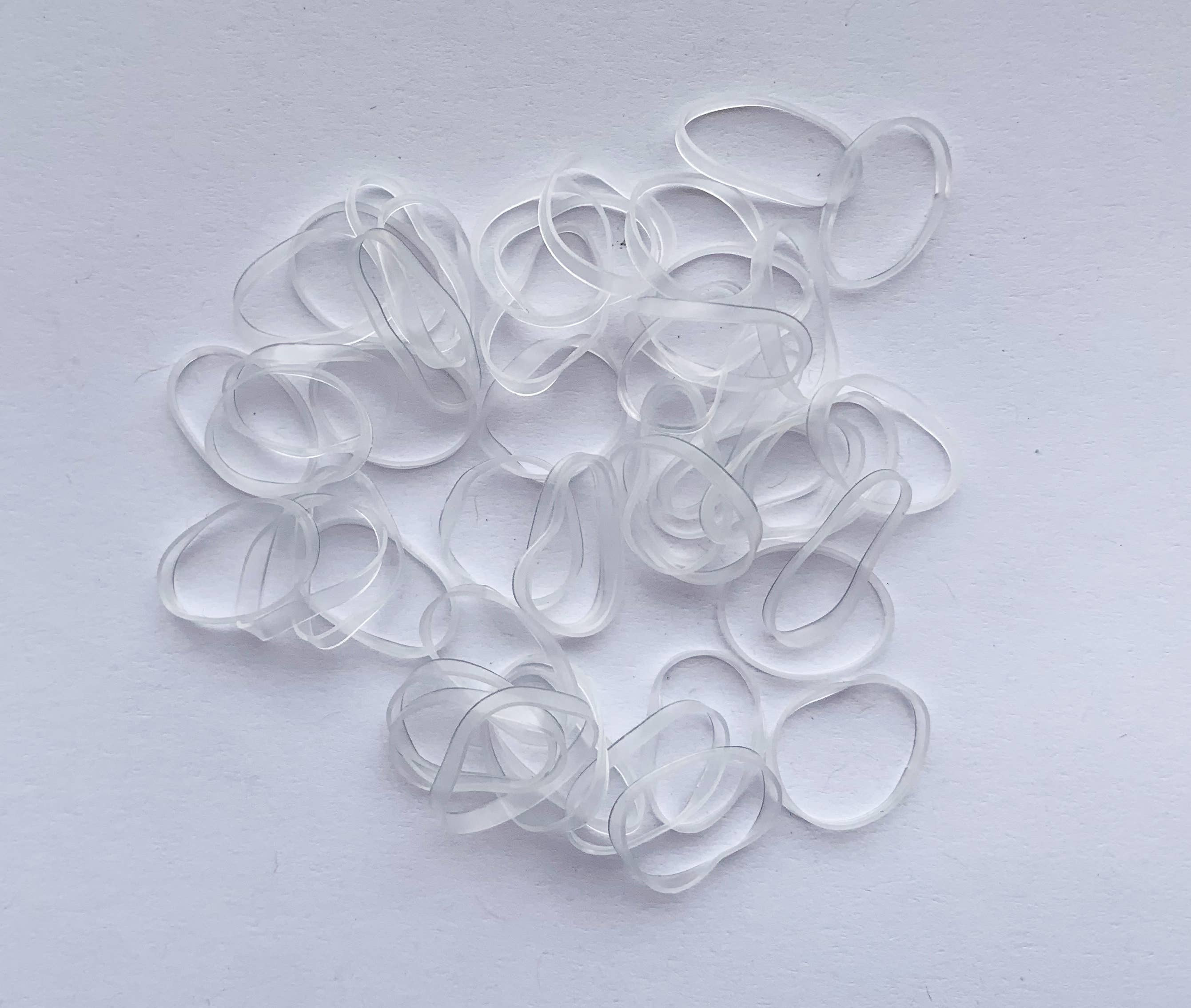 Sta-Rite Clear Hair Elastics - 100 ct