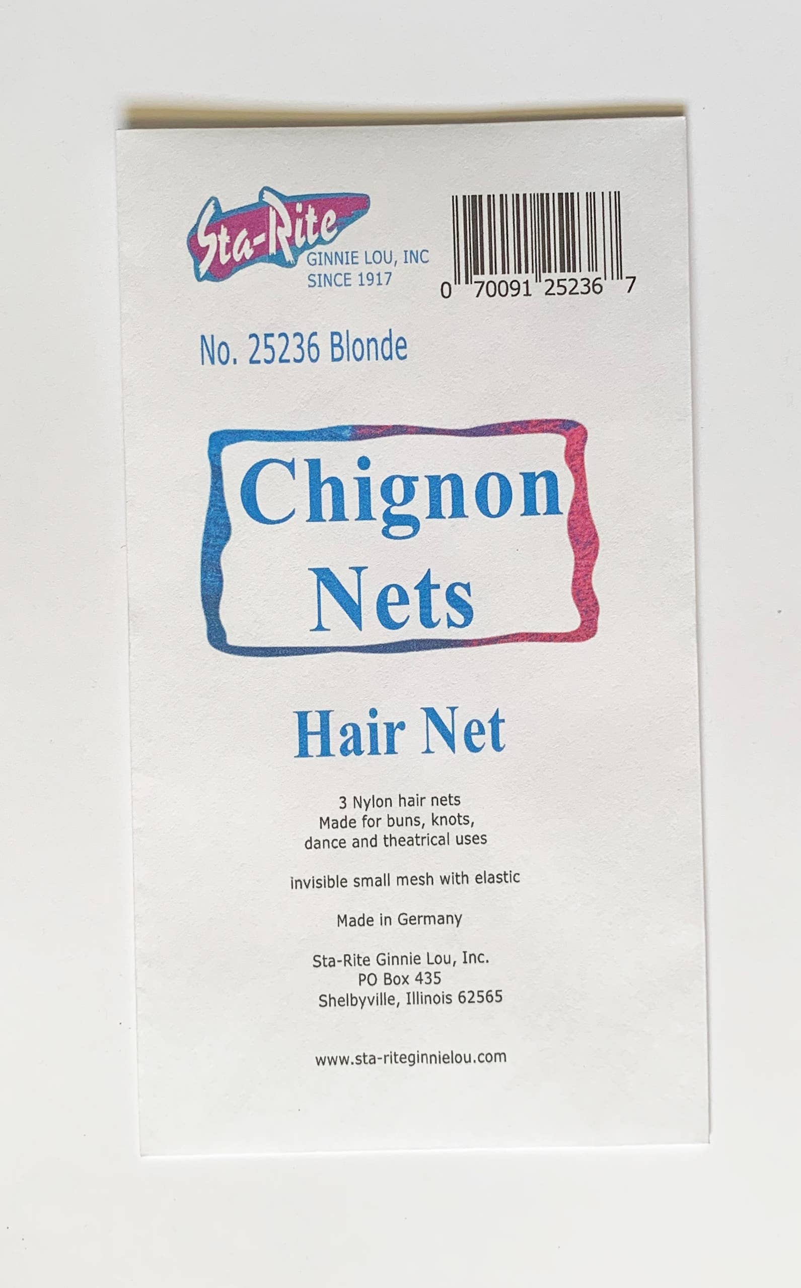 Stay-Rite Chignon Hairnets - 3 ct