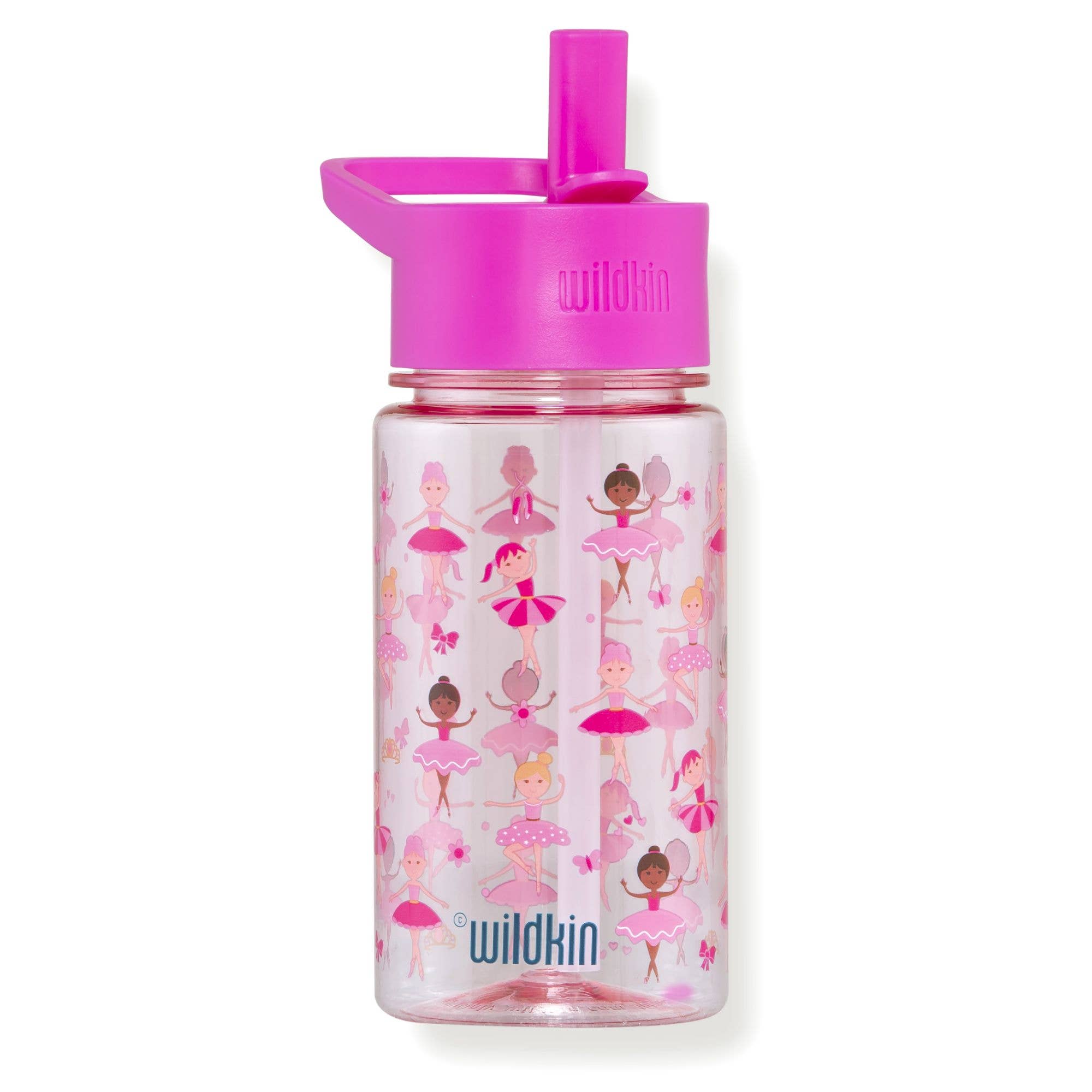 Wildkin Ballerina 16 oz Plastic Water Bottle