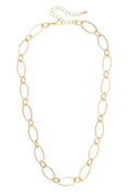 Canvas Layering Link Necklace