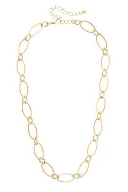 Canvas Layering Link Necklace