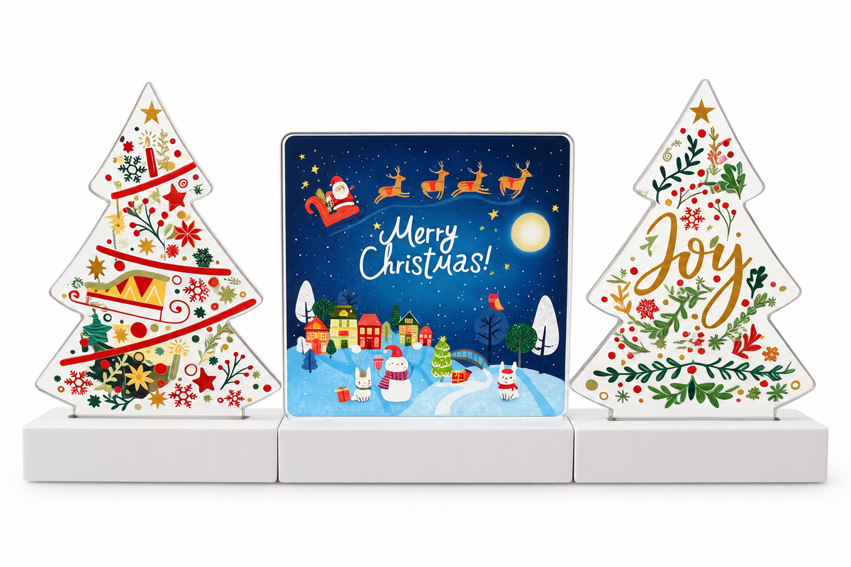 Ganz Light up Christmas acrylic plaque