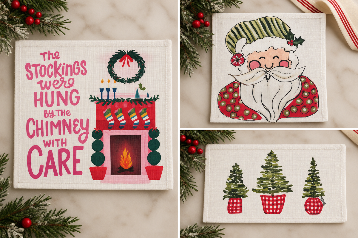 Lucky Bird Christmas Pillow Swaps