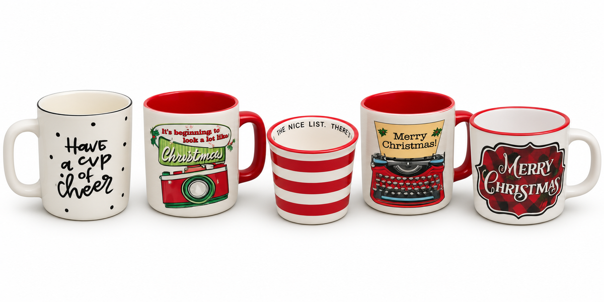Ganz Christmas Mugs