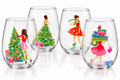 Midwest Gift Wine Glasses