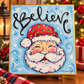 Audra Style Believe Santa Canvas