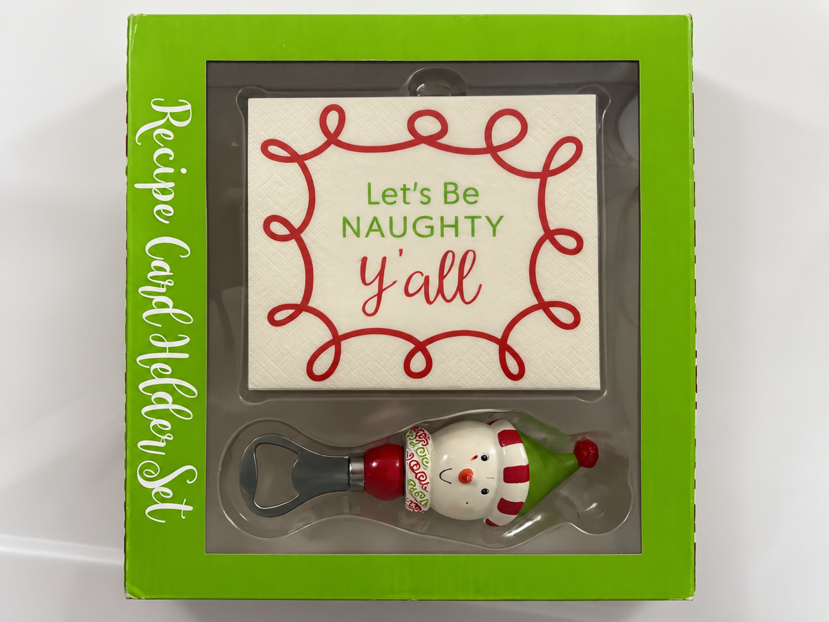 MSC napkin and bottle opener sets