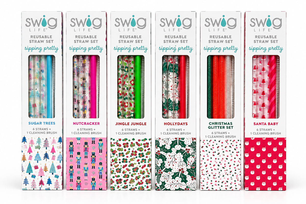 Swig Christmas Straws