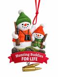 Ganz Hunting Buddies for Life Snowman Ornament