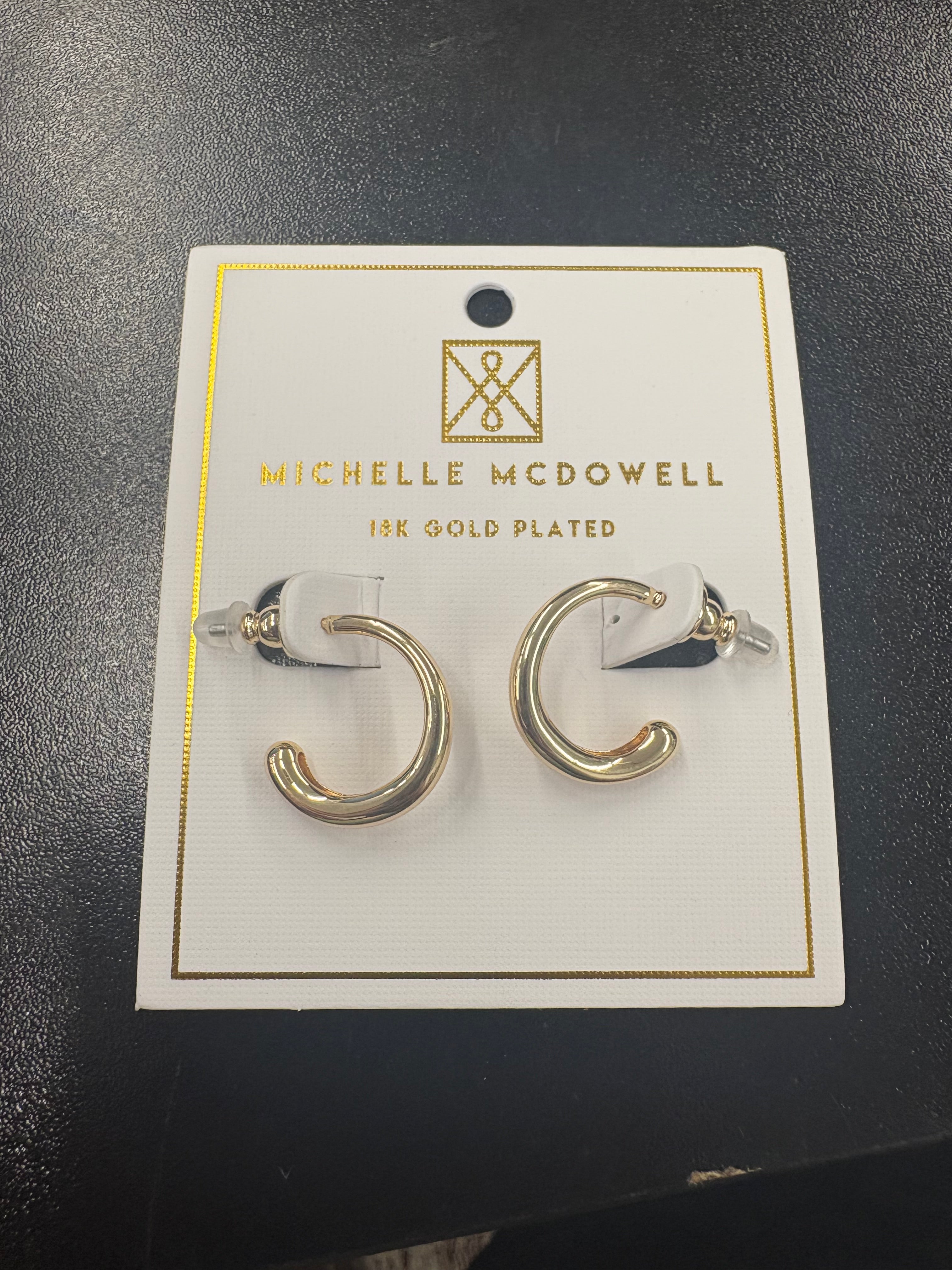 Michelle McDowell Daniela Gold Hoop Earring