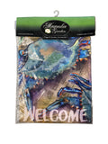 Magnolia Garden "welcome" crab flag