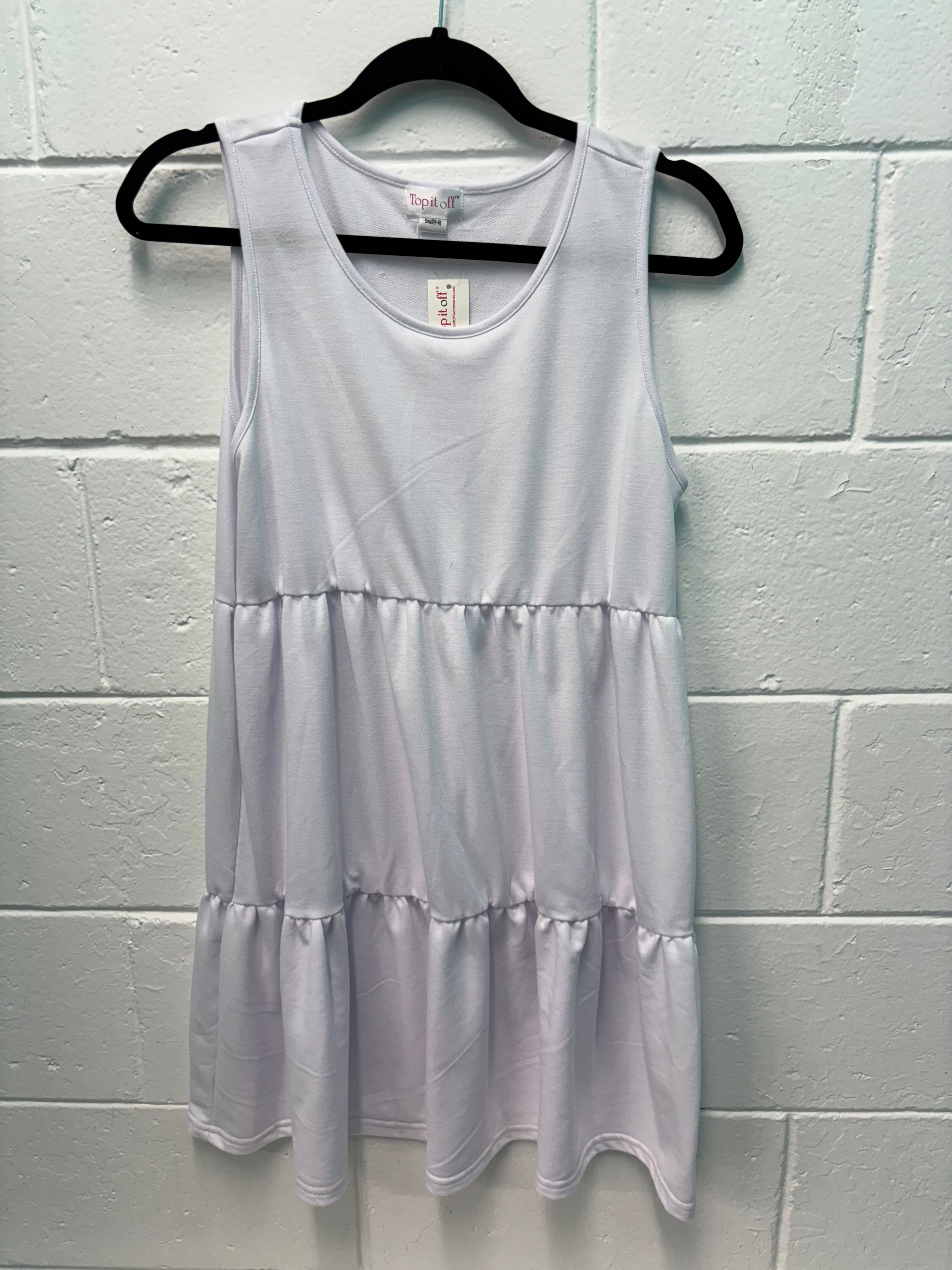 Top if Off Tank Tiered Dress