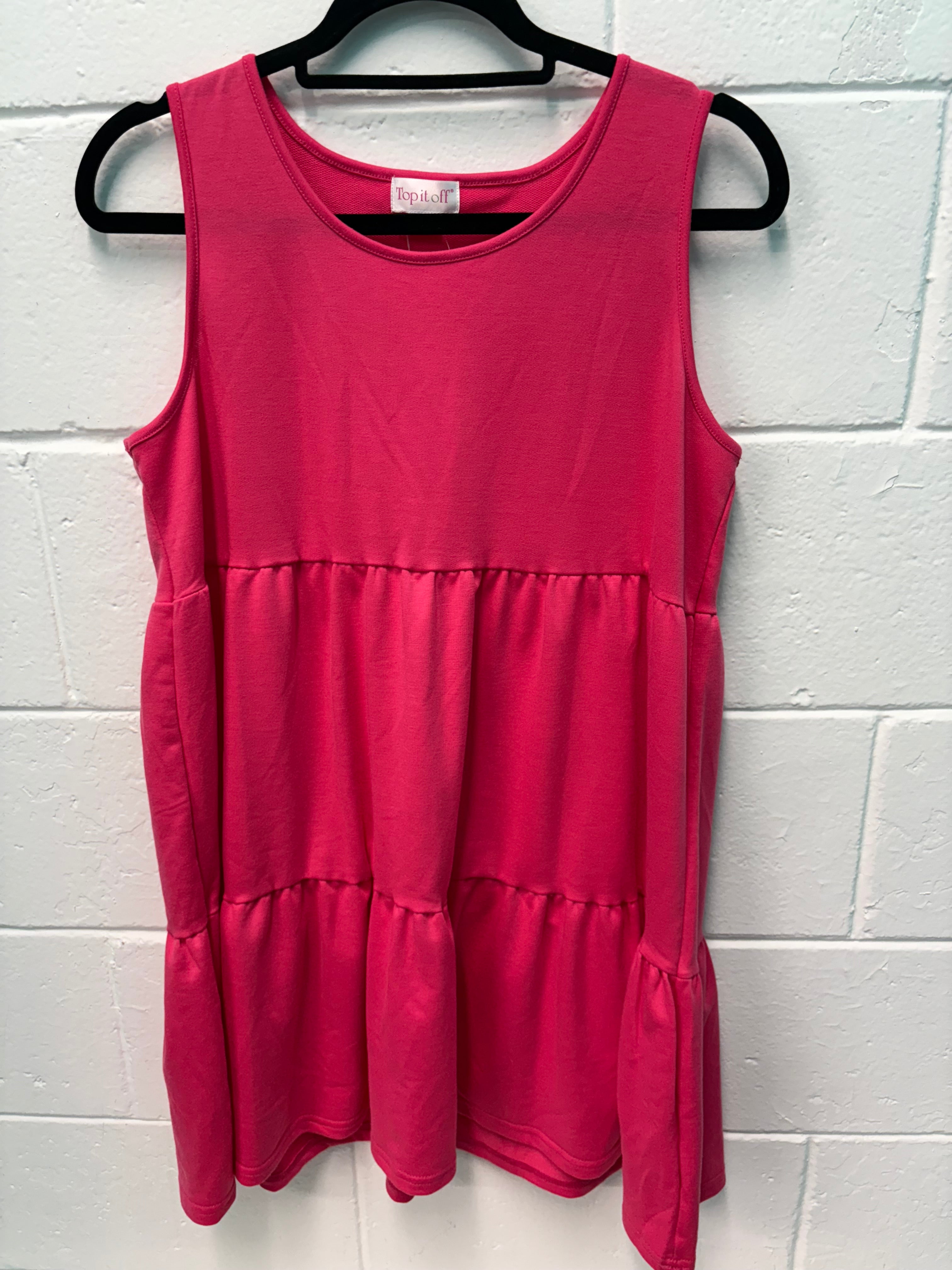 Top if Off Tank Tiered Dress
