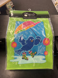 Magnolia Garden Puddle Splashing Bird Garden Flag