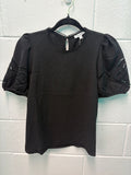 Mary Square Haley Top- Black