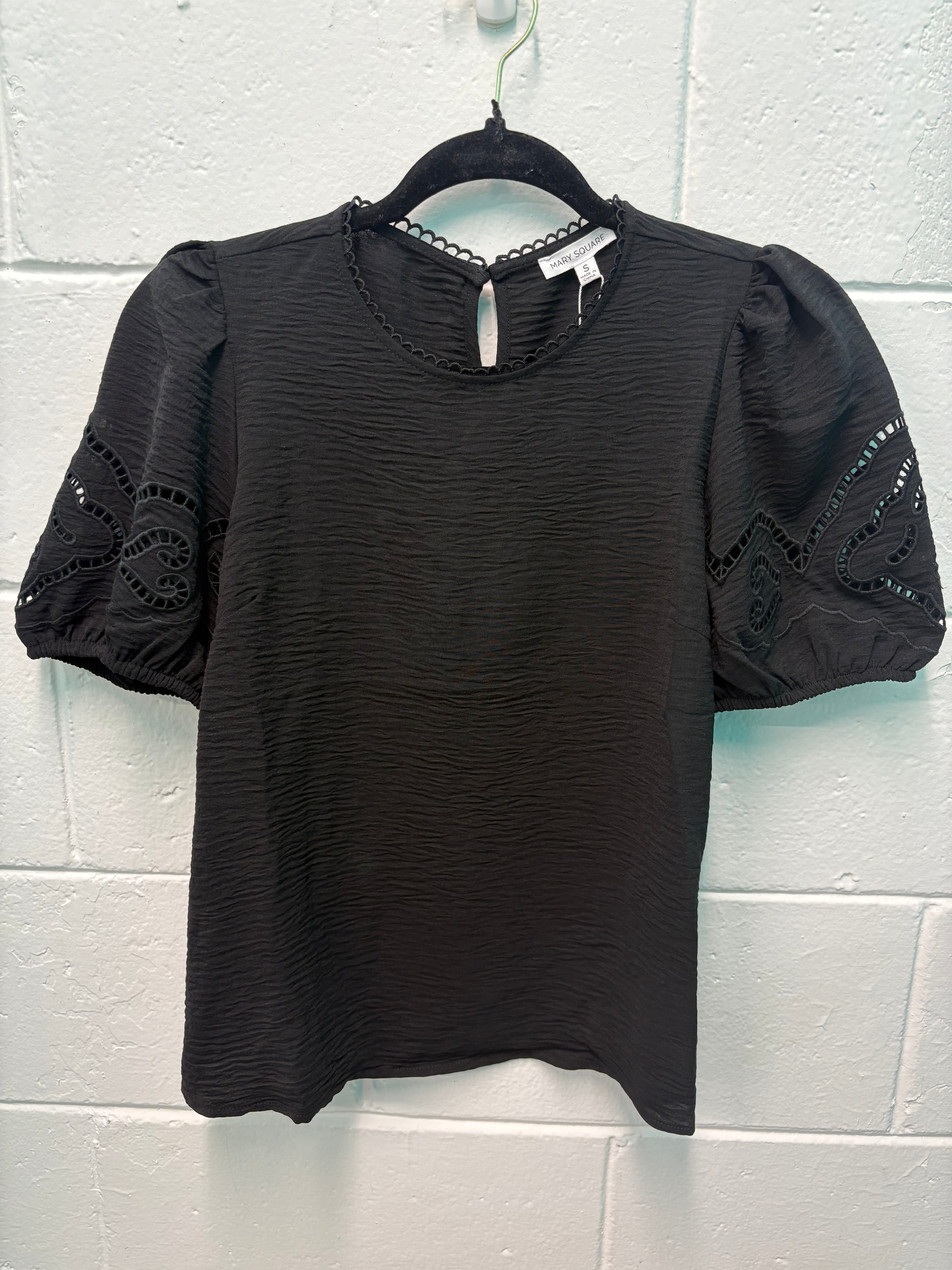 Mary Square Haley Top- Black