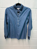 Mary Square Kimberly Chambray Top