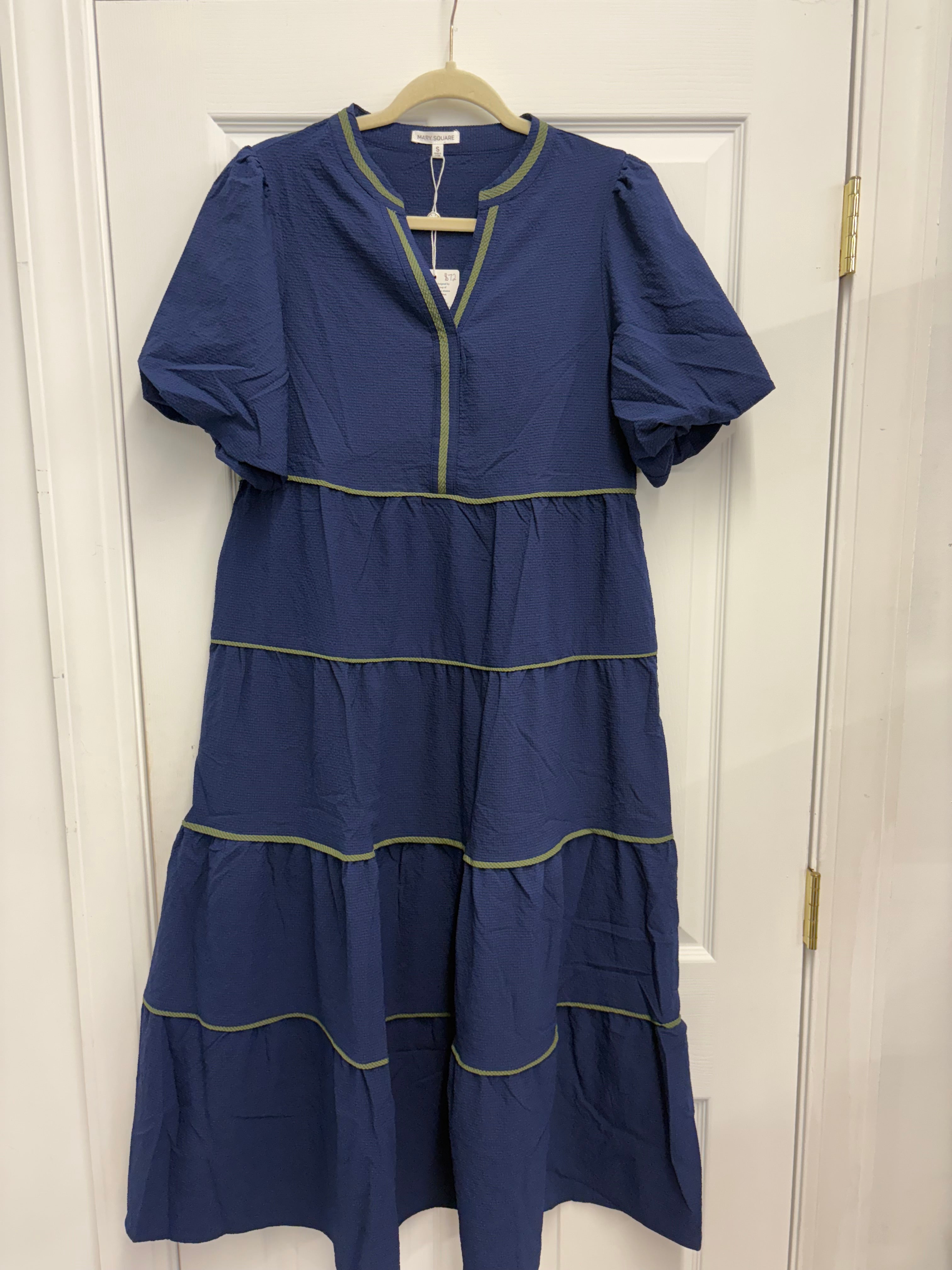 Mary Square Kinsley Navy Dress