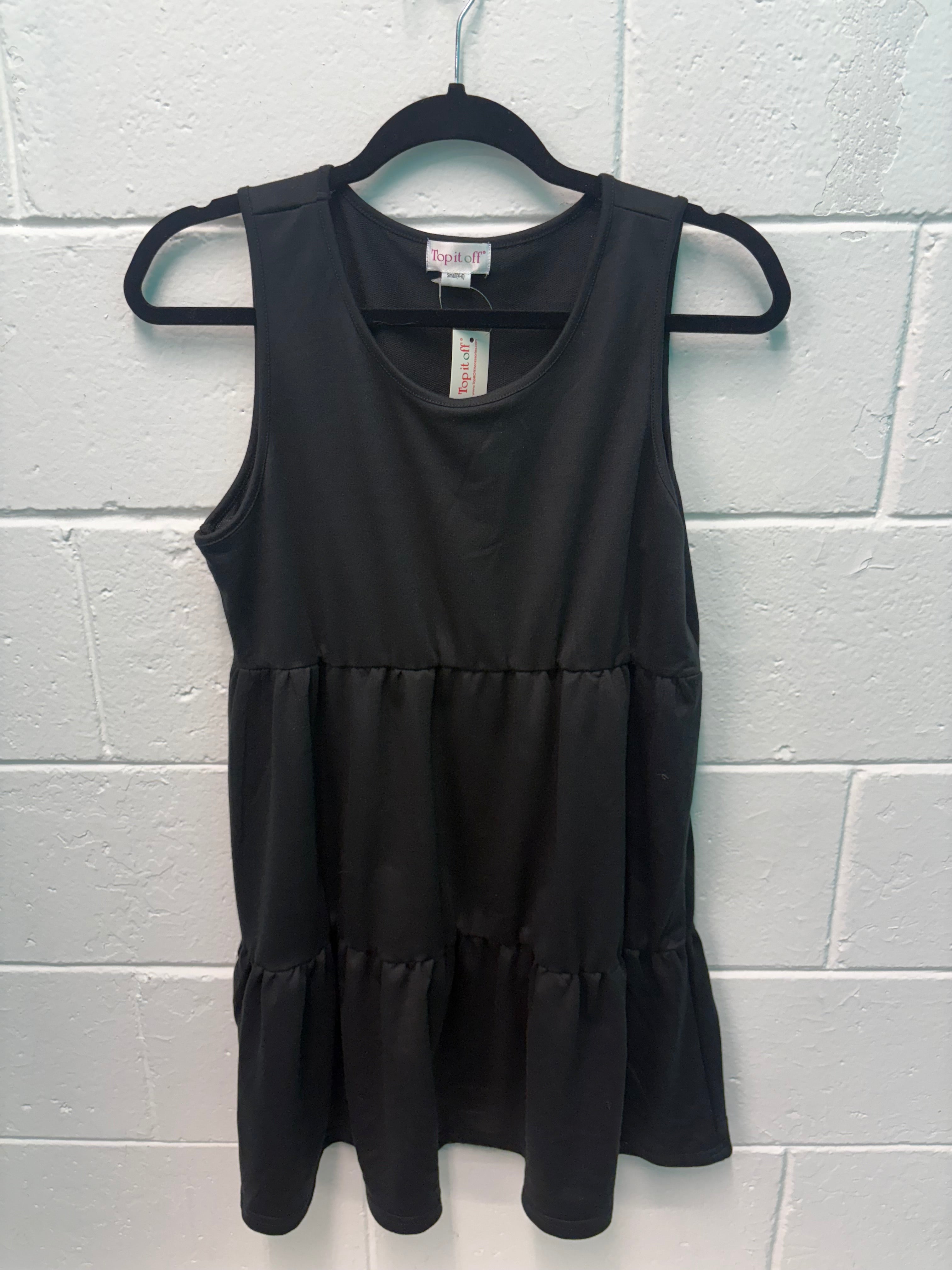 Top if Off Tank Tiered Dress