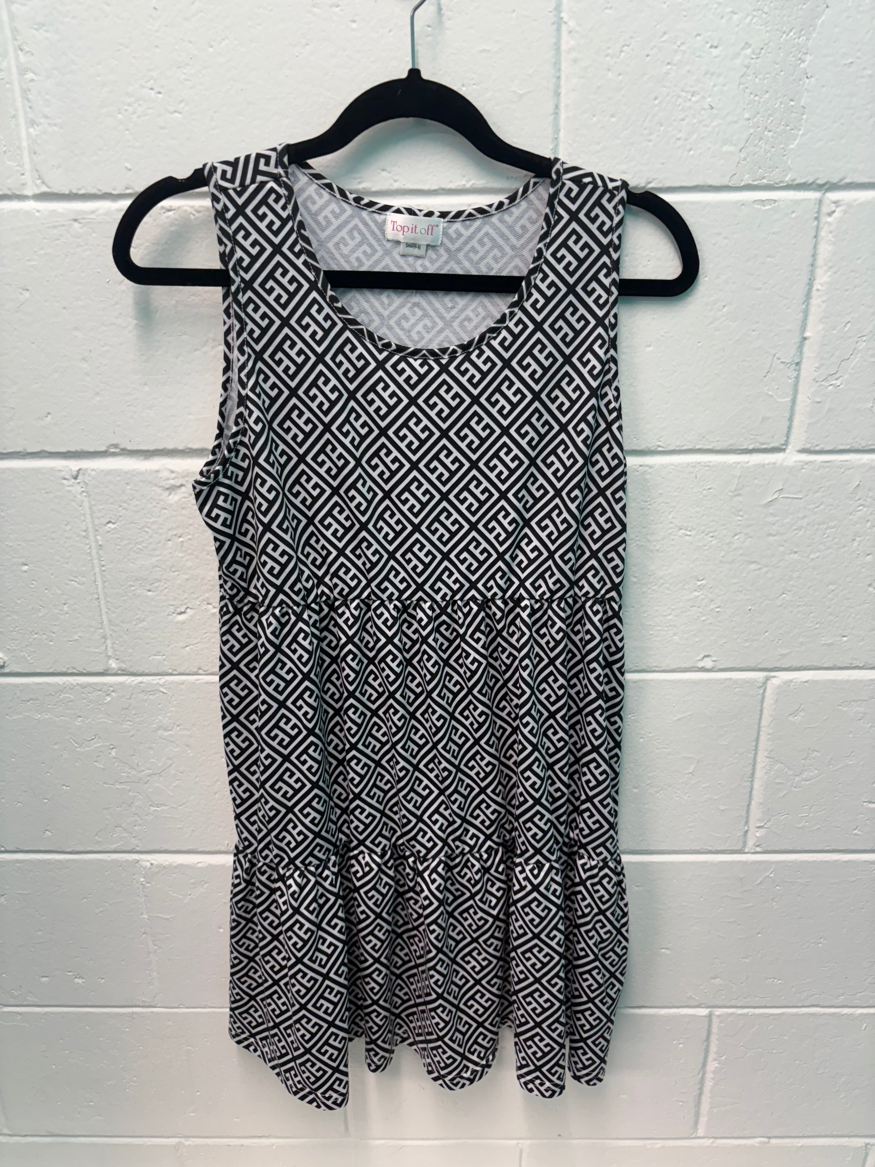 Top if Off Tank Tiered Dress