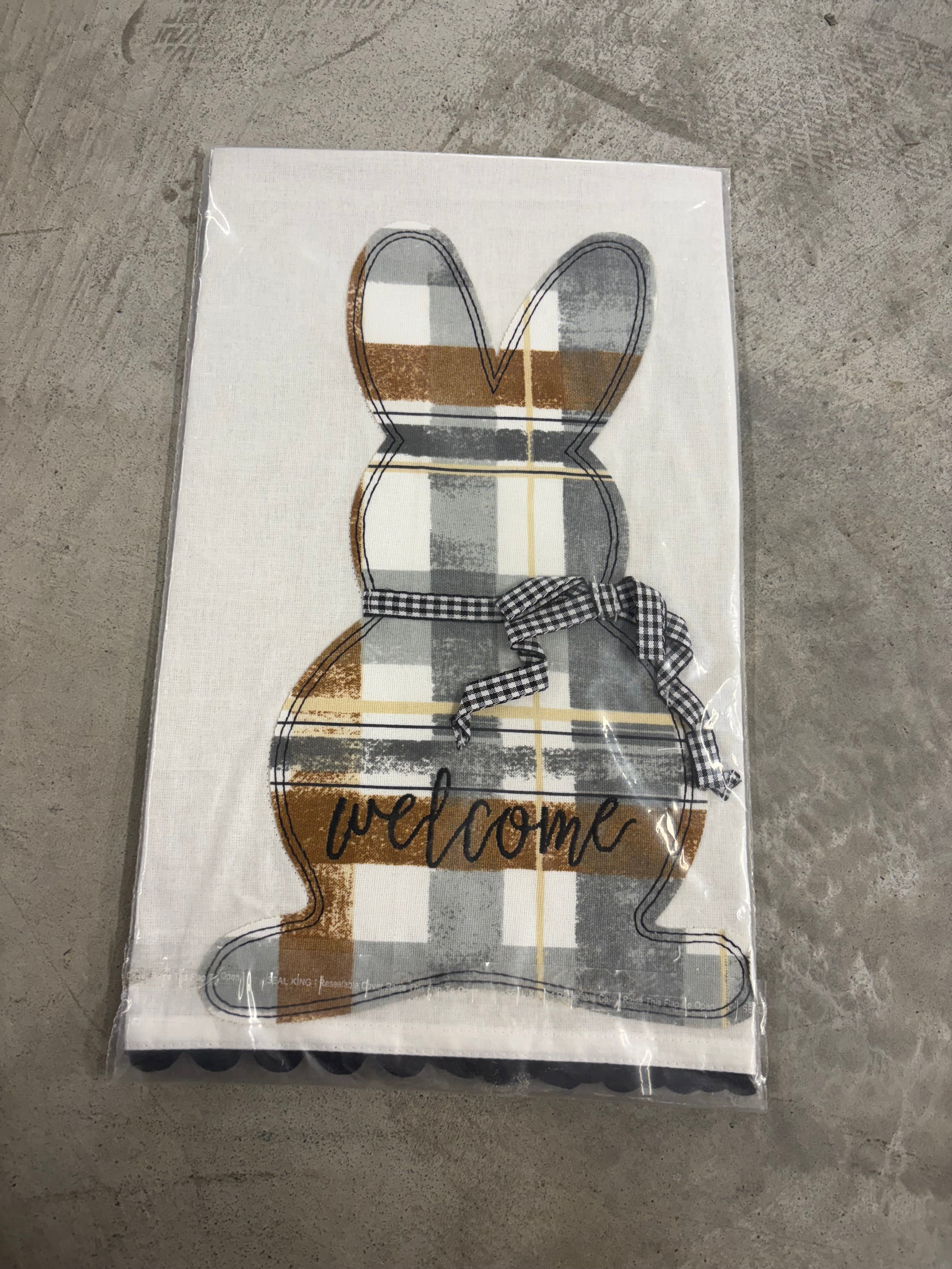 Glory Haus Welcome Bunny Tea Towel