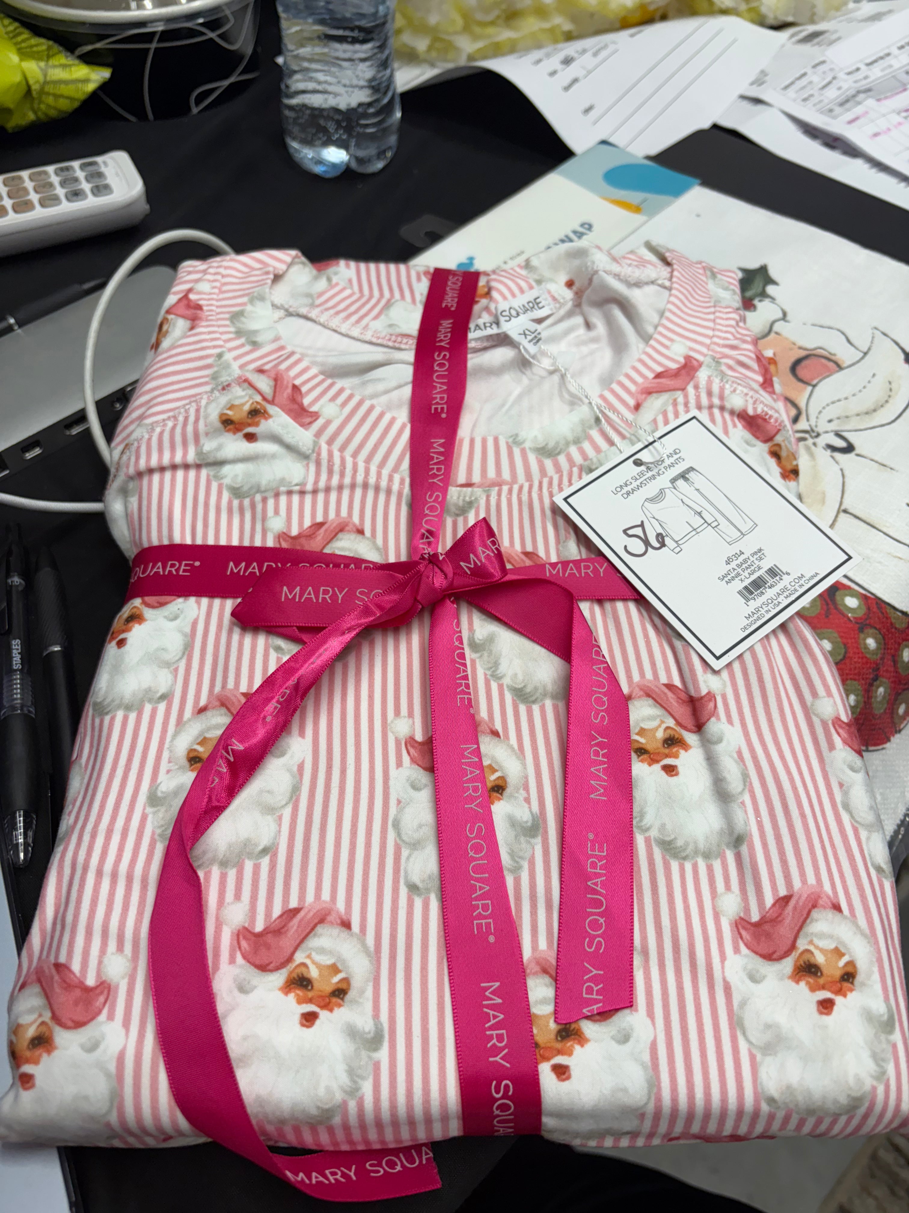 Mary Square Santa Baby pj set size xl