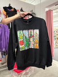 4 scene grinch sweatshirt black Size: L