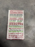 12 days of Christmas in NC napkins