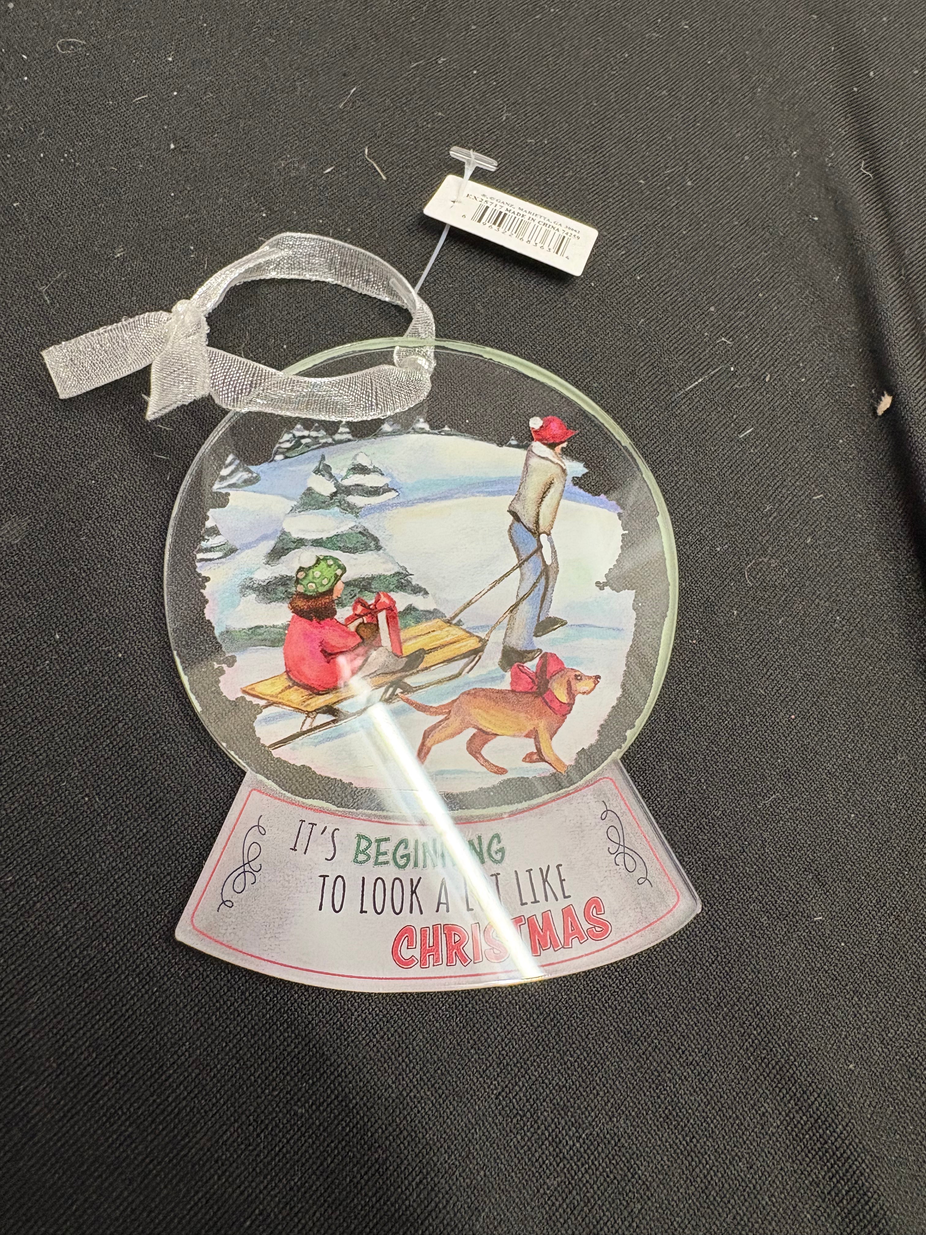 Snowglobe scene ornaments