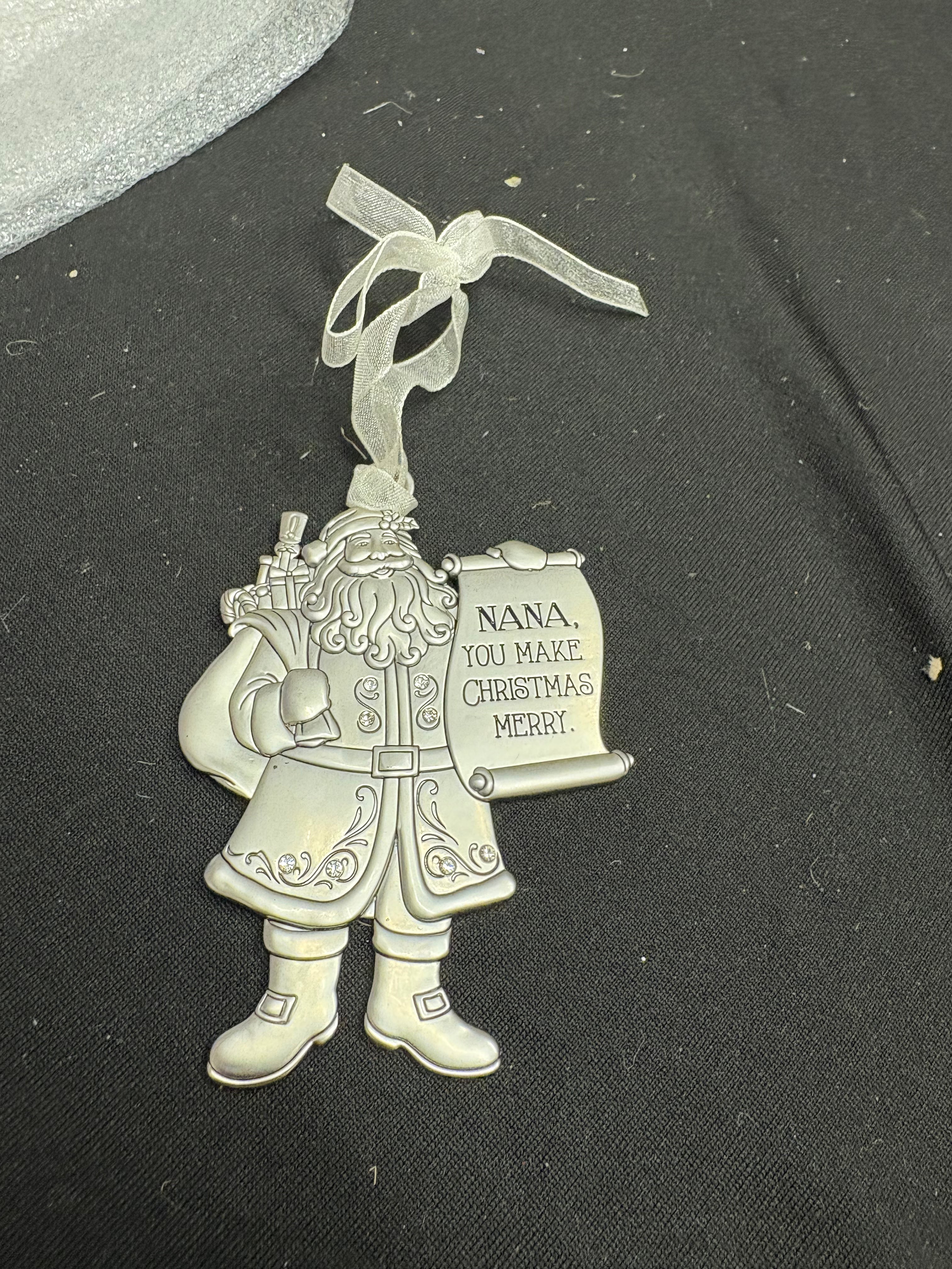 Ganz ornament "Nana, you make Christmas merry"