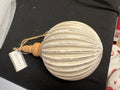 Ganz cream rustic ornaments