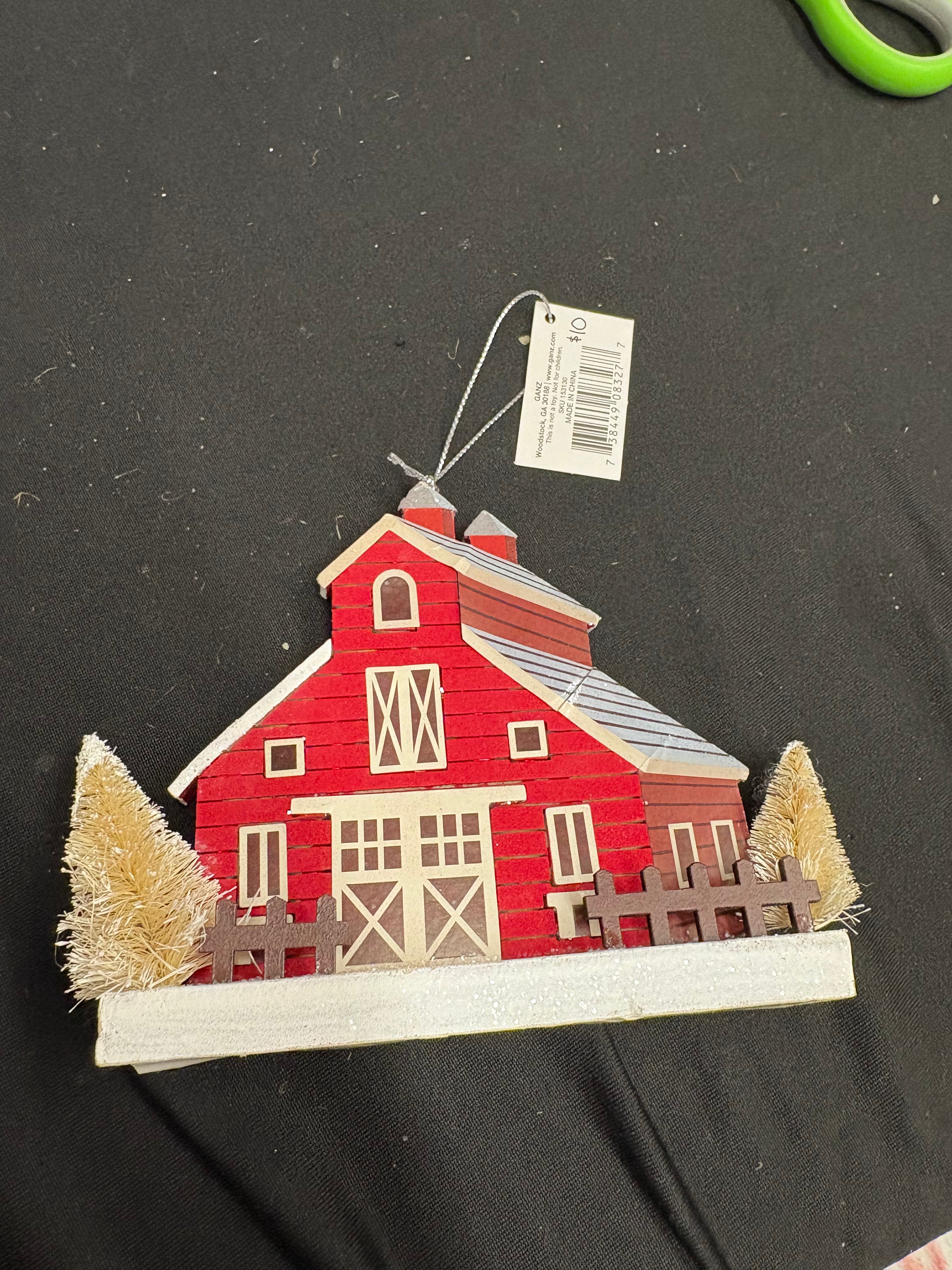 Midwest gifts farm house ornament