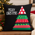 Merry Christmas Tree Pillow