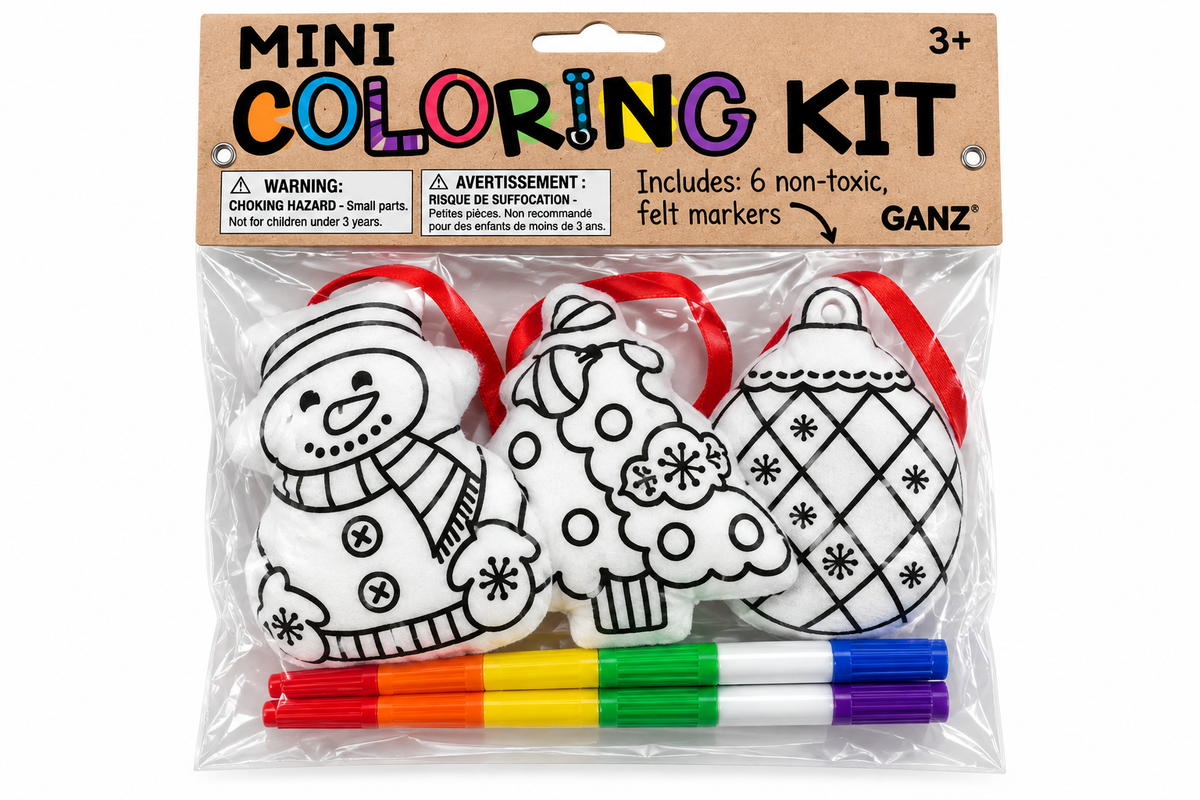 Mini Christmas Coloring Kit