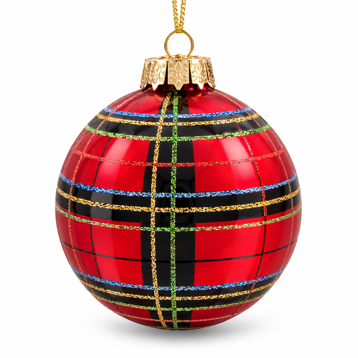 CBK Christmas Plaid Ornament
