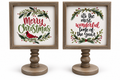 Glory Haus Double-Sided Merry Christmas Sign