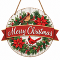 Merry Christmas Ornament Door Hanger
