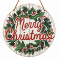 My World Merry Christmas w/ Wreath Adoornaments
