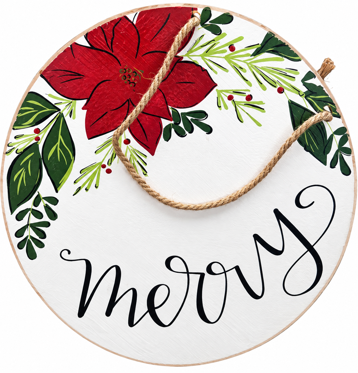 Magnolia Lane Merry Door Hanger