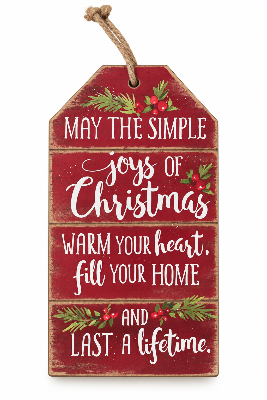 Ganz Wooden Joys of Christmas Sign