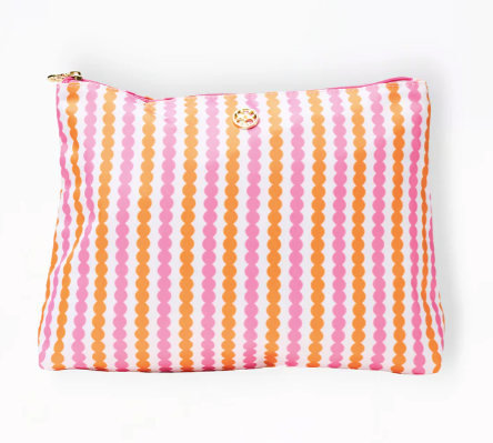 Mary Square Travel Pouch Sunstripes