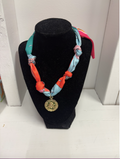 Nora James Scarf Necklace Bee Pendant