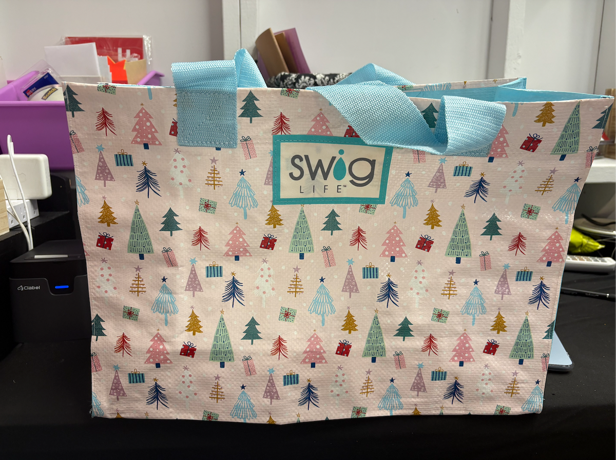 Christmas Swing tote bag
