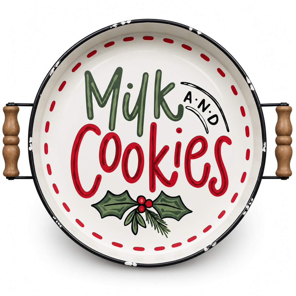 Glory Haus Milk and Cookies Tray
