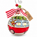 Glory Haus Reindeer VW Bus Ornament