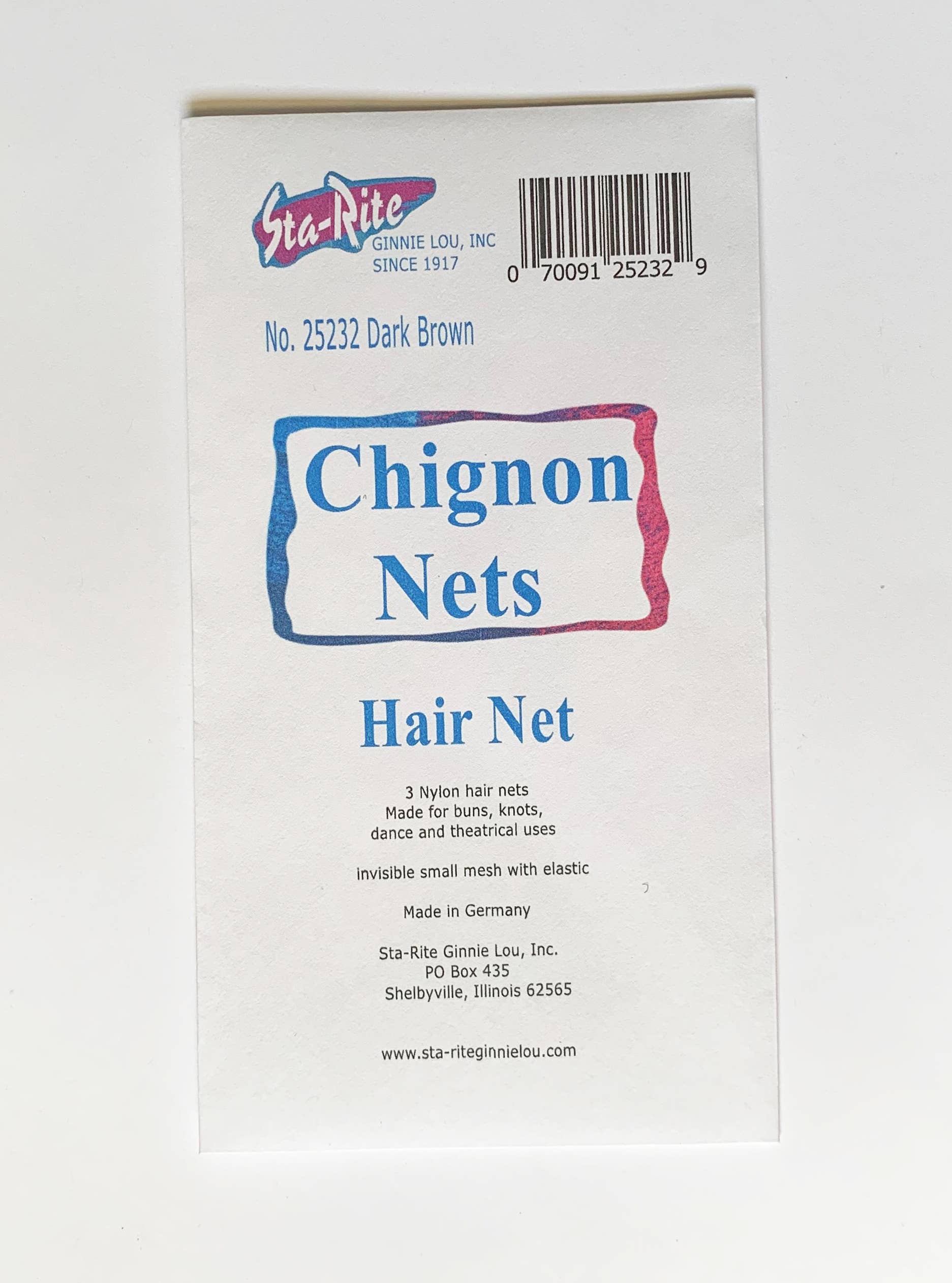 Stay-Rite Chignon Hairnets - 3 ct