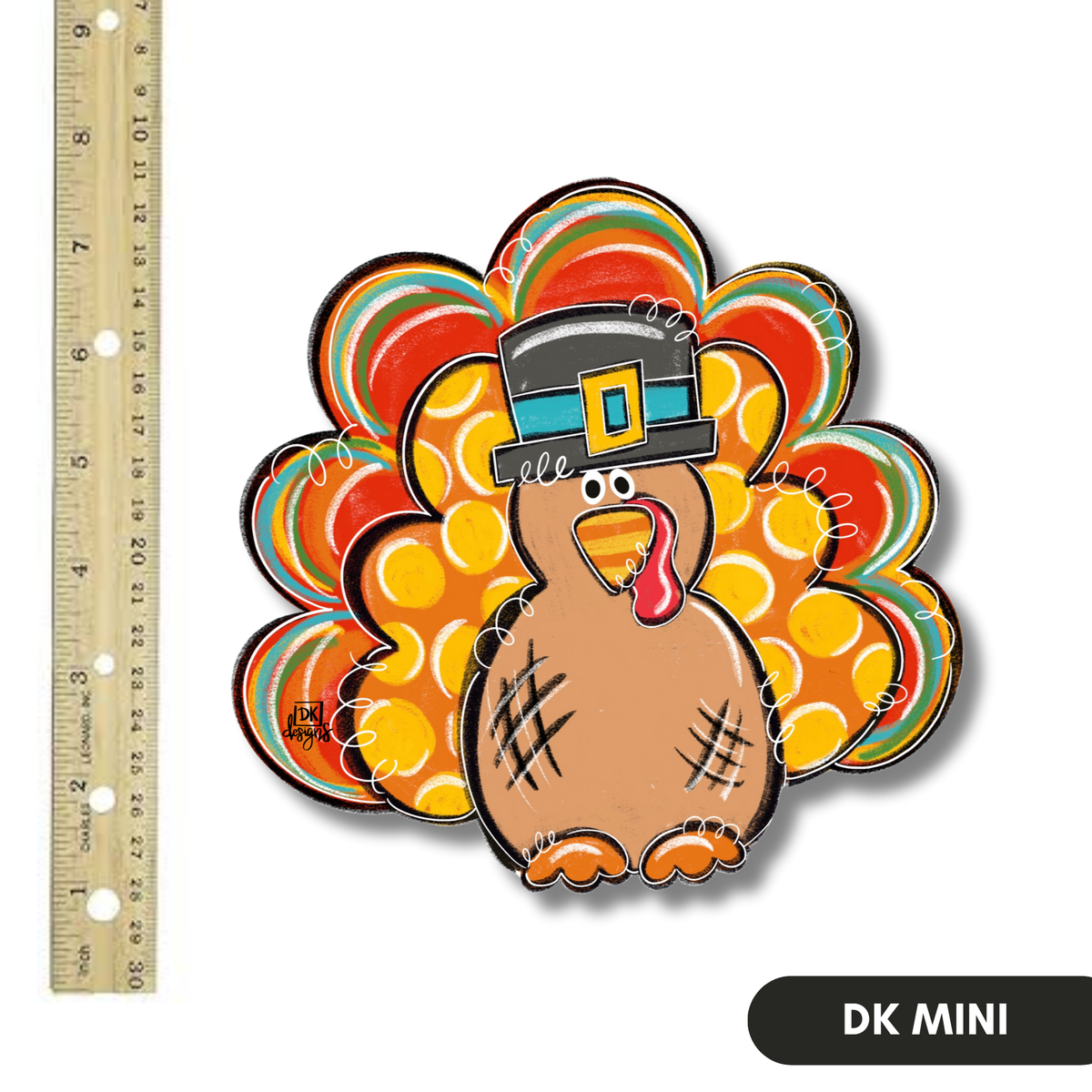 Turkey Mini Wooden Decor