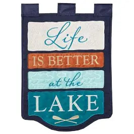 Magnolia Garden Life is Better at the Lake Garden Flag